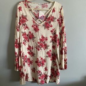 Long sleeve mini dress